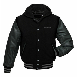 Vestes universitaires en peau de vache 100% laine imperméables et respirantes pour hommes, hiver 2022, logo personnalisé, chauffantes, unisexes, grandes tailles - Product Image 2