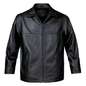 Chaqueta de cuero informal con cremallera para hombre, ropa de otoño e invierno, chaqueta de cuero de manga larga, chaqueta de moda para motocicleta. - Product Image 2