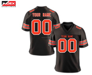 Camisetas de fútbol americano hechas a medida, conjunto de ropa deportiva de poliéster transpirable, diseño al por mayor, OEM personalizable - Product Image 5