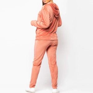 <b>Women</b> Velour Tracksuit Soft Velvet <b>Jogger</b> <b>Set</b> for Casual Wear - Product Image 6