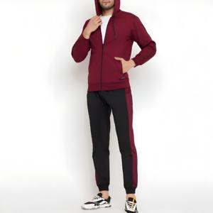Conjunto de Sudadera con Capucha y Pantalones Deportivos de Forro Polar para Hombre, Ropa Deportiva Informal, Corte Holgado, Ropa de Invierno, Logotipo Personalizado, Venta al Por Mayor - Product Image 4