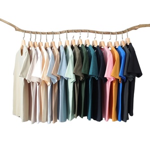 100% Cotton Thăng Hoa Logo In Trống Đồng Bằng Quá Khổ Đồ Họa Bông Đồng Phục Nặng Tùy Chỉnh T-Shirt Cho Nam Giới - Product Image 1