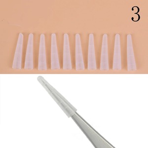 Juego de 10 Pinzas de Acero Inoxidable de Diseño Moderno para Injerto de Pestañas, Pinzas Curvas para Cejas, Reutilizables - Product Image 5