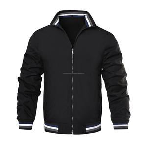 European and <b>American</b> men's long sports coat solid color plus size slim outdoor jacket - Product Image 1