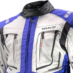 Veste de tourisme longue en textile pour homme, résistante à l'abrasion, protection CE niveau 1 2, fabricant OEM, fournisseur en gros - Product Image 4
