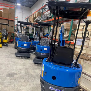 Excavadora R10 con control frontal, cilindro hidráulico, brazo telescópico, brazo giratorio, pulgar/basculante, tipo oruga, motor principal y PLC - Product Image 1