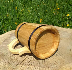 Tasse en bois d'olivier 100% naturelle et écologique, mug en bois, tasse à espresso, mug en bois naturel de Falak World Export - Product Image 4