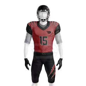 Uniforme de Fútbol Americano de Manga Corta para Jugador, Uniforme de Entrenamiento Ligero Personalizado de Manga Corta para Hombre - Product Image 4