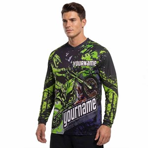 เสื้อเจอร์ซีย์ BMX แบบสปอร์ตแวร์สำหรับทุกเพศ ทีมที่เต็มไปด้วยดีไซน์แบบซับลิเมชั่นสั่งทำพิเศษ ระบายอากาศได้ดี แห้งเร็ว แขนยาว ไซส์พลัส ผลิตจากโพลีเอสเตอร์ % - Product Image 6