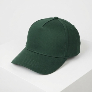 En stock Casquette de baseball 5 panneaux 100% coton doublée en suède satiné broderie main Casquette de sport unisexe réglable - Product Image 4