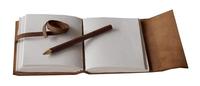 Carnet en cuir gaufré crâne celtique fait main – Journal de voyage vintage A5, 100 feuilles, reliure cousue, option logo personnalisé, cadeau rigide