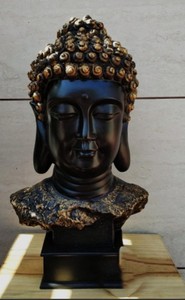 Buste de Bouddha Art Déco Harmonie de la Méditation pour l'inauguration de maison et les anniversaires - Product Image 3