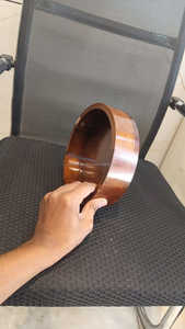 ชามสลัดไม้มะม่วงขัดเงาสีน้ำตาลสำหรับเป็นของขวัญทางธุรกิจ - Product Image 2