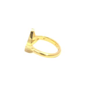 14K Yellow Gold Vermeil Ivy Leaf <b>Ring</b> for Women Elegant Botanical Design Luxury Fashion Jewelry Nature Inspired Statement <b>Ring</b> - Product Image 2