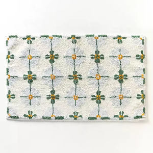 Alfombrillas de Baño de Lujo Modernas al por Mayor, de Secado Rápido, de Algodón de Diseño con Técnicas de Confección a Máquina para Baños, por ITHL - Product Image 1