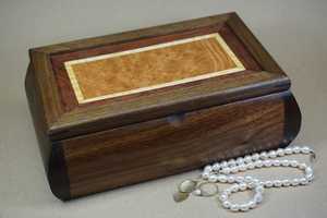 Premium Wooden Jewelry Organizer <b>Storage</b> <b>Box</b> with Sliding <b>Drawers</b> Multi Compartment Ring Holder Necklace Organizer Bracelet <b>Box</b> - Product Image 4