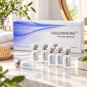 Ampolla para el Cuero Cabelludo con Péptidos y Ácido Hialurónico, Hidratante y Nutritiva, 2 ml, 6 Ampollas, Solución para el Cuero Cabelludo - Product Image 2