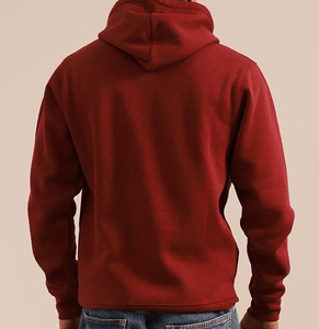 Sweat-shirt à capuche pour homme avec logo personnalisé OEM, mélange de coton, imprimé, pull-over d'hiver, qualité supérieure, respirant - Product Image 3