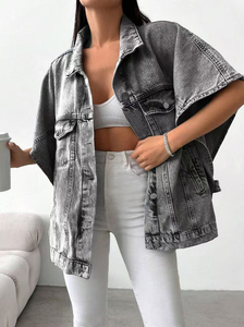 <b>Top</b> Fashion <b>Men's</b> Denim Jacket Canvas Fabric Eco-Friendly Breathable Winter Casual Hooded Front Logo - Product Image 4