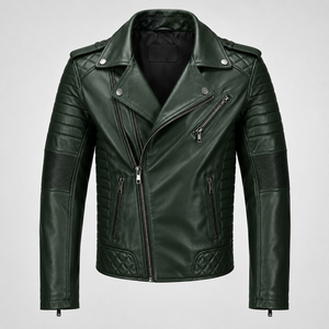 Chaqueta de Motociclista de Cuero Personalizada OEM de Alta Calidad al por Mayor, Unisex, Estilo Biker, Transpirable, con Logotipo Personalizado, MOQ Bajo - Product Image 4