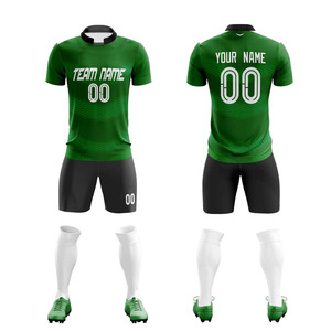 ชุดยูนิฟอร์มฟุตบอลแบบซับลิเมชั่นสั่งทำพิเศษ เสื้อฟุตบอล กางเกงขาสั้น ถุงเท้า ชุดทีม OEM ขายส่ง - Product Image 1