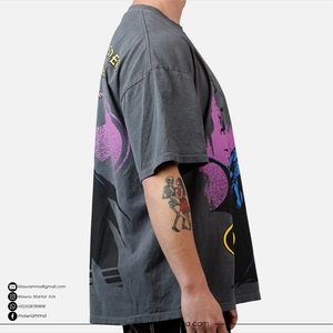 T-shirt Oversize Unisexe en Coton Lourd 100% Personnalisable avec Logo, Impression DTF, Coupe Boxy Streetwear, Épaules Tombantes, Anti-Plis, Idéal Été - Product Image 4