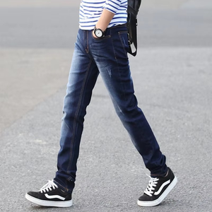 กางเกงยีนส์ทรงตรงสำหรับผู้ชายแบบสั่งตัดได้  ขนาดใหญ่  หรูหรา  ผลิตอย่างยั่งยืน - Product Image 2