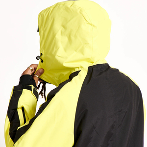 Unisex Waterproof Breathable Polyester/Nylon Customizable Yellow/Black Ski Suit Snowboard <b>Jumpsuit</b> Hooded Insulated Windproof - Product Image 5