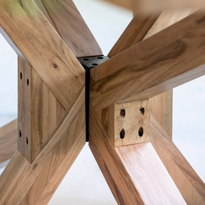 โต๊ะรับประทานอาหารไม้มะม่วงทรงกลม รุ่นวันดานา โซเลซ เซนทริกซ์ - Product Image 4