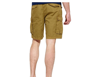 Shorts Cargo Homme Streetwear Personnalisés en Toile Épaisse, Taille Mi-Haute, Boutons, Style Décontracté, avec Poches - Product Image 2