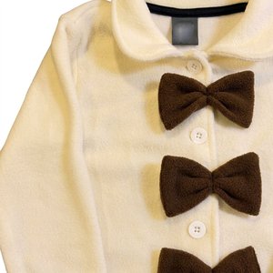 Conjunto de 2 Piezas de Invierno para Mujer, Chaqueta con Cuello Camisero y Pantalones con Lazo - Product Image 2