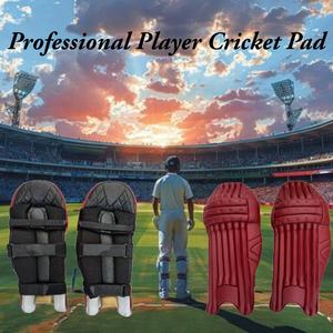 Protection des jambes de cricket en cuir PU personnalisée en gros, haute qualité, durable, légère, équipement de protection pour l'entraînement au cricket - Product Image 6
