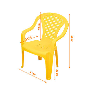Modern Plastic Armchair Portable and <b>Stackable</b> Patio Garden Beach and Park Dining <b>Chair</b>-Wholesale <b>Outdoor</b> Furniture - Product Image 5