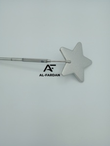 <b>Mirror</b> Polish <b>Star</b> Shape <b>Mirror</b> Handle For Eyelash Extension with Custom Private Logo Stainless Steel Lash Beauty Tools - Product Image 4