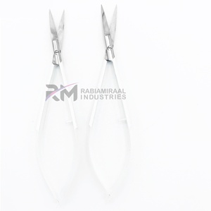 RMI nouveauté blanc sourcils professionnels Micro ciseaux 4.5 droit Castroviejo coupe broderie printemps Action extra pointu - Product Image 1