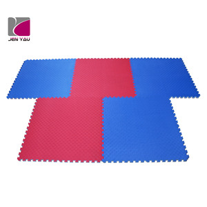 Waterproof Grid Surface <b>Puzzle</b> Mat 100x100cm ASTM EN71 for Wrestling Boxing Gym - Product Image 3