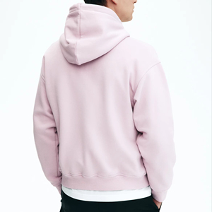 เสื้อฮู้ดดี้ผู้ชายไซส์ใหญ่แบบขายส่ง เนื้อผ้าฝ้ายฟลีซใส่สบาย เหมาะสำหรับใส่ในชีวิตประจำวัน - Product Image 1