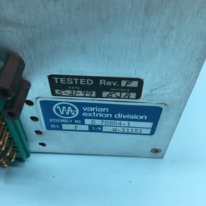 Module de système d'aspiration pour station d'arrivée VARIAN D70854-1 - Équipements et pièces semi-conducteurs d'occasion fiables à l'échelle mondiale - Product Image 3