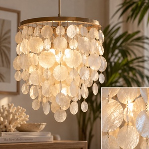 Wholesale Philippine Natural Capiz Shell Chips (Handmade) for Lampshade <b>Chandelier</b> Pendant Light Decorative Lighting Accessories - Product Image 6