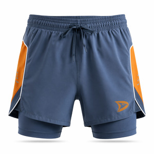 Men’s 2 in 1 Pickleball Shorts Quick Dry 4 Way Stretch <b>Compression</b> Liner Gym Athletic Shorts Manufacturer - Product Image 2