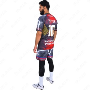 Maillot de rugby d'hiver professionnel personnalisé respirant, anti-déchirure, sublimé, avec coutures renforcées, kit d'équipe, vente en gros OEM - Product Image 6