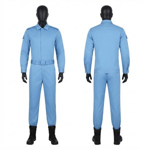 Ventes de chemises et pantalons d'uniforme de sécurité Blackhardson Premium 240 GSM 65/35 polyester coton bleu clair avec broderie de logo personnalisée - Product Image 1