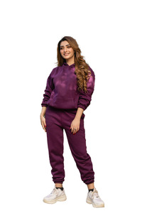 Conjunto Deportivo de Chándal Ajustado para Mujer, Hecho a Medida, OEM, al por Mayor, con Pantalones Cálidos, Top Corto Casual de Manga Larga y Sudaderas con Capucha para Entrenamiento - Product Image 3