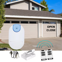 Télécommande de porte de garage MK19 à 3 boutons, émetteur à code d'apprentissage longue portée 30 m pour portails automatiques et portes de garage