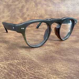 Lunettes rondes modernes en corne de buffle, style artisanal naturel, faites à la main, écologiques, HASAN CRAFT HC-0001, réglables, art et objet de collection - Product Image 4