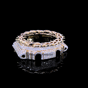 Luxury <b>Iced</b> <b>Out</b> <b>Watch</b> Case Cover Gold Plated Moissanite Diamond Hip Hop Custom <b>Watch</b> Bezel Case for Men Jewelry - Product Image 6