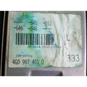 โมดูลควบคุมเครื่องยนต์ A7 C7 ปี 2012-2018 มือสอง ของแท้ รุ่น 4G0907401Q - Product Image 5