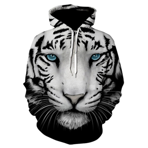 Men's 3D Lion Digital Breathable Hoodie Black Gold Lightning <b>Pattern</b> Casual Streetwear Regular Fit Polyester <b>Knitted</b> Autumn - Product Image 5