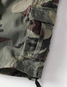 กางเกงขาสั้นคาร์โก้ลายพรางสำหรับผู้ชาย ผ้าฝ้าย สวมใส่สบาย เหมาะสำหรับกิจกรรมกลางแจ้ง ทำงาน หรือพักผ่อน มีกระเป๋าหลายช่อง - Product Image 2