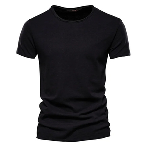 Camisetas de Alta Calidad 100% Algodón, Camisetas de Verano, Impresión Personalizada, Camisetas Lisas para Hombre, Camisetas Elegantes para Hombre - Product Image 3